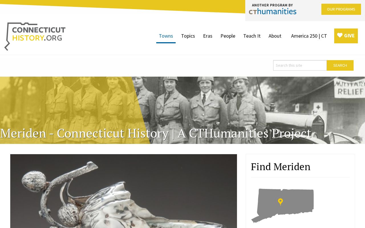 Meriden city directory history and Connecticut local collections